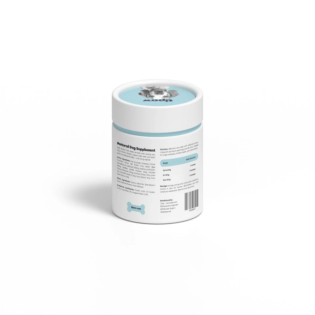 Tipaw Tannpleiepulver til hund – 120 g