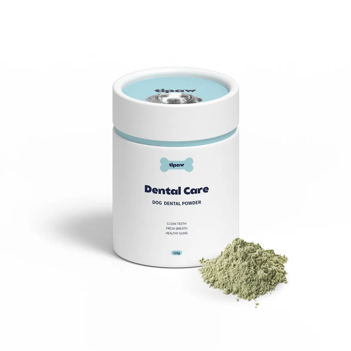 Tipaw Tannpleiepulver til hund – 120 g