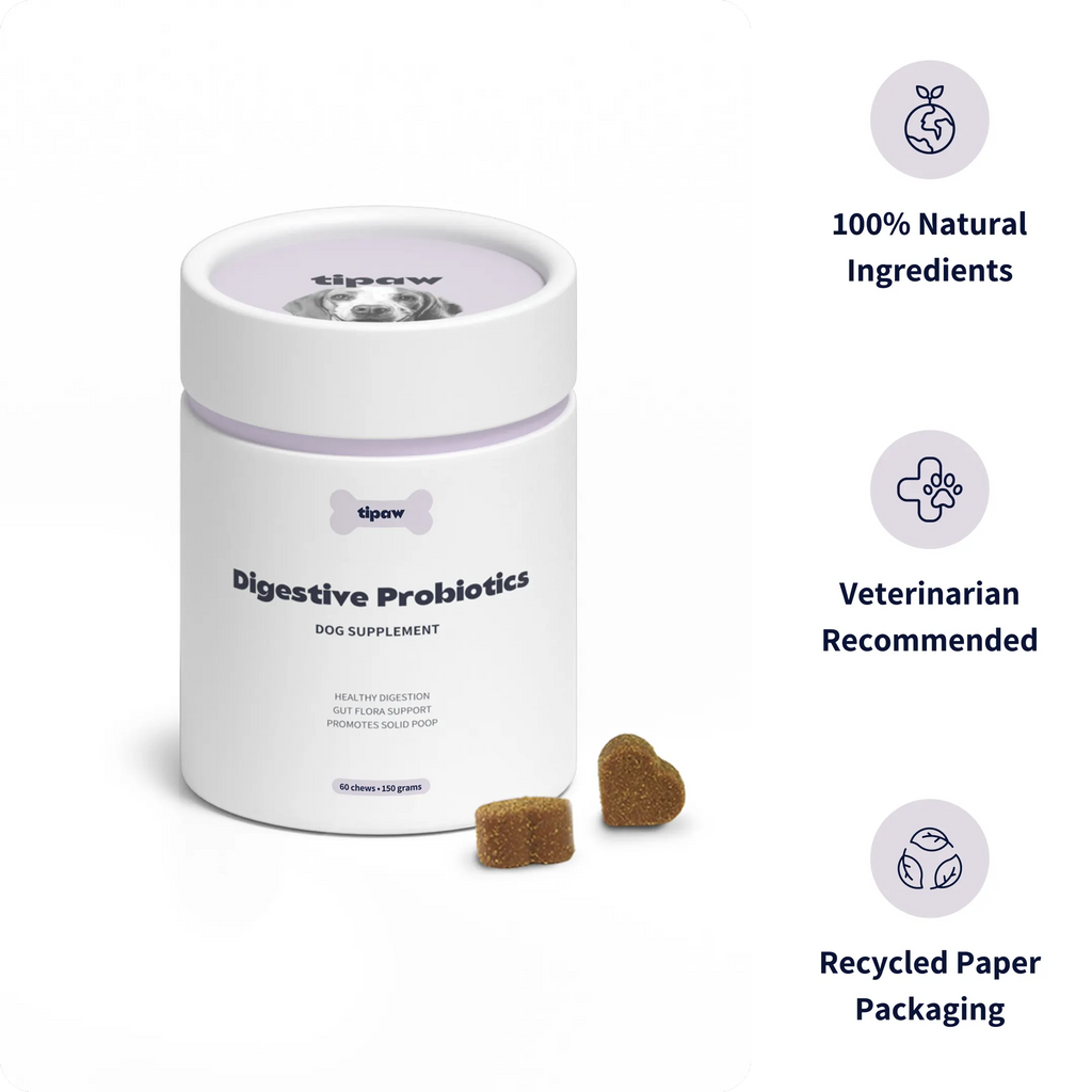 Tipaw Probiotika til hund – 60 myke tyggebiter