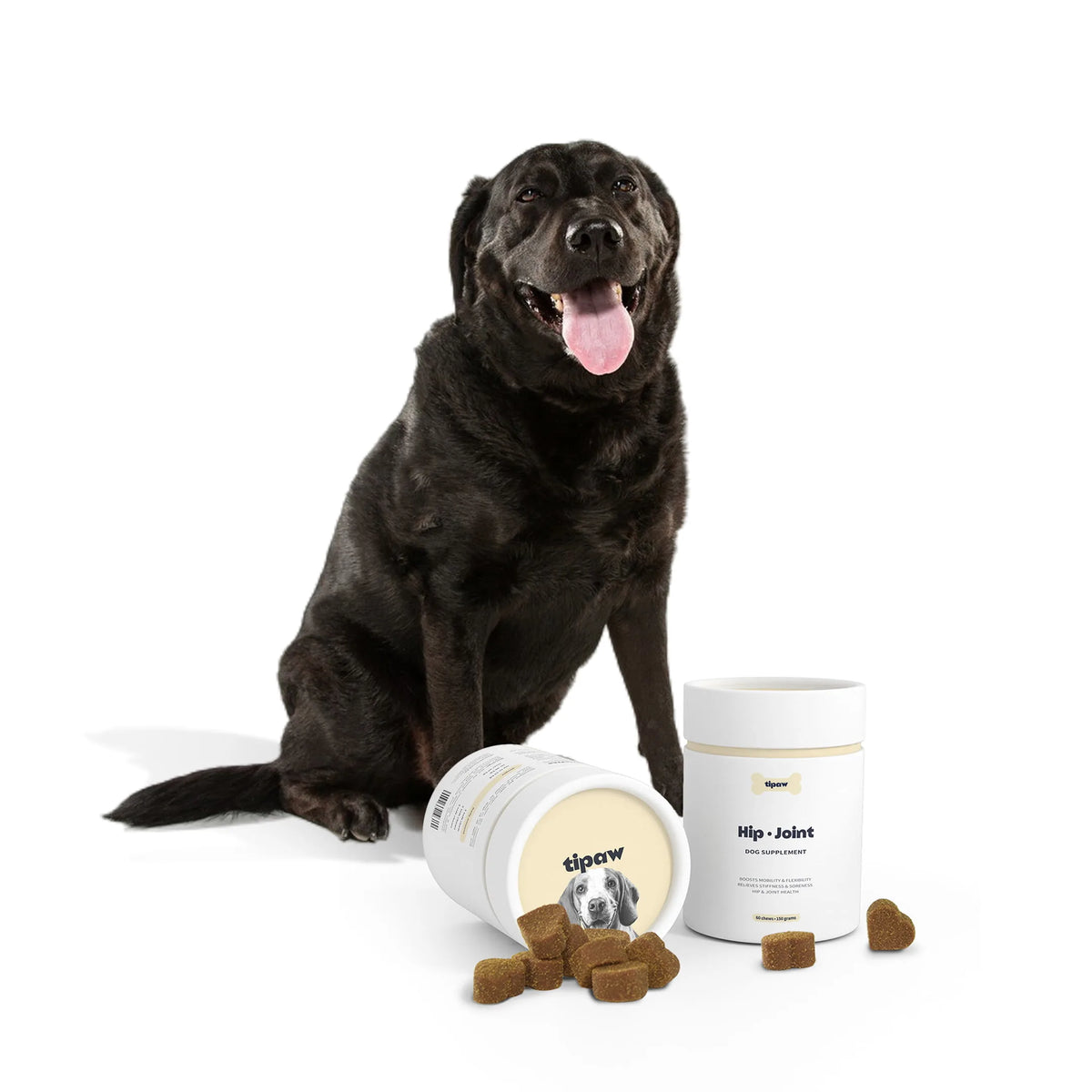 Tipaw Hofte & ledd til hund – 60 myke tyggebiter
